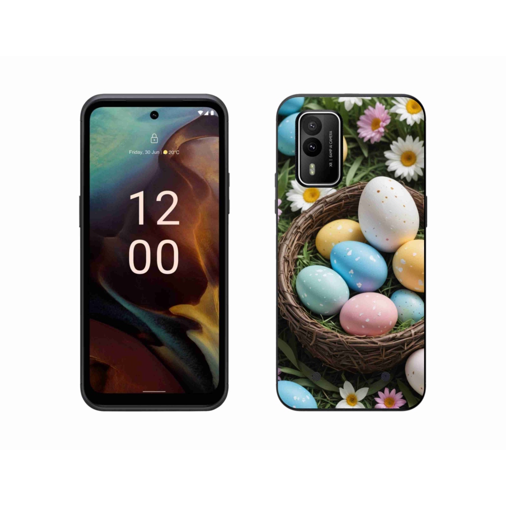 Zselés borítás mmCase a Nokia XR21 készülékhez - Húsvéti tojások 2