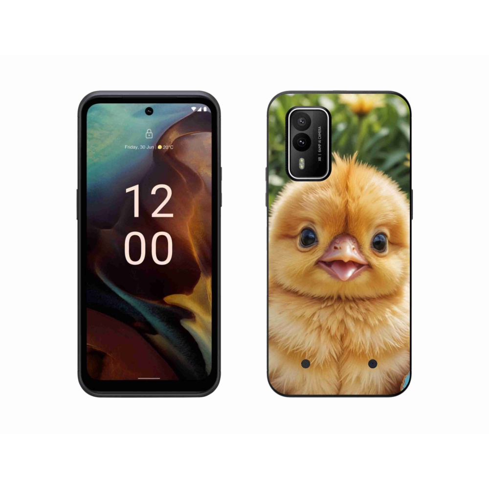 Zselés borítás mmCase a Nokia XR21 készülékhez - boldog csaj