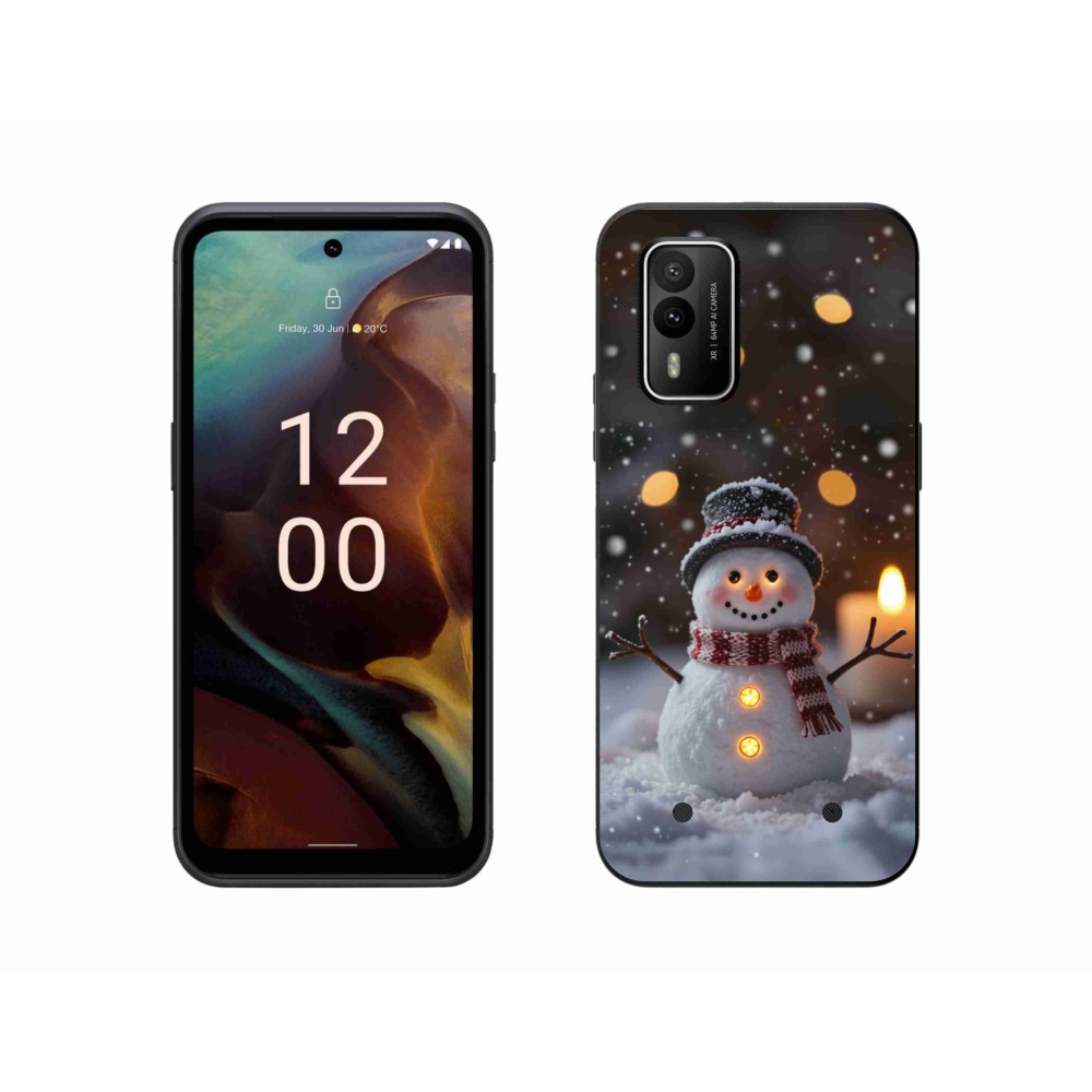 mmCase gél tok a Nokia XR21-hez – vidám hóember