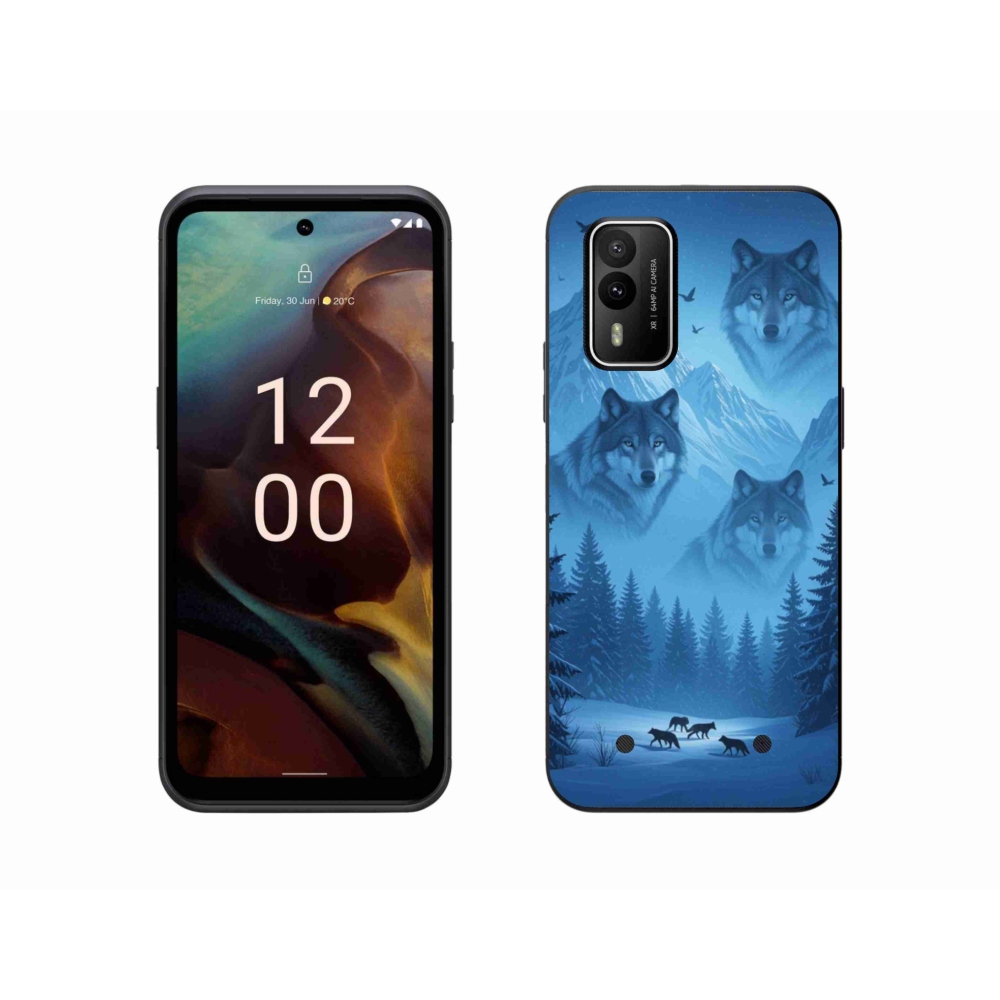 Zselés tok mmCase a Nokia XR21 készülékhez - farkas csomag