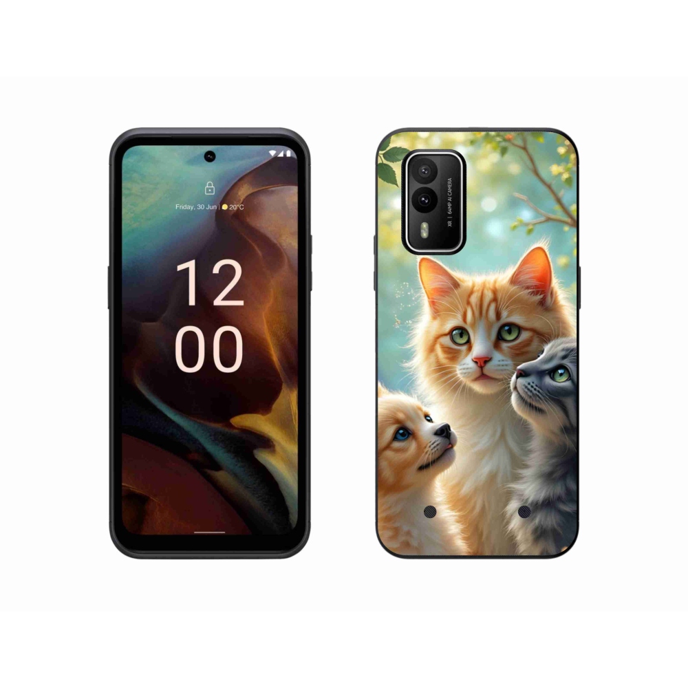 Zselés borítás mmCase a Nokia XR21 készülékhez - állatbarátság 2