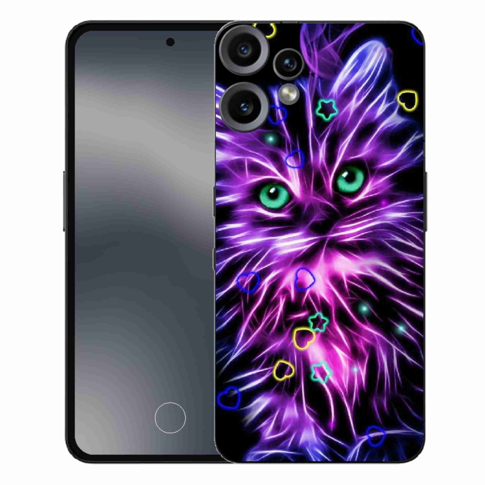 Zselés borító mmCase a Nothing CMF Phone 2 Pro készülékhez - absztrakt macska