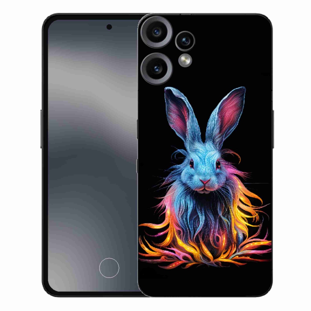 Zselés borítás mmCase a Nothing CMF Phone 2 Pro készülékhez - absztrakt nyúl