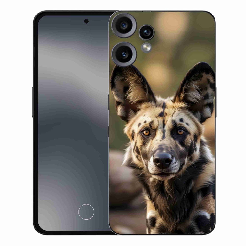 Zselés borítás mmCase a Nothing CMF Phone 2 Pro készülékhez - Afrikai vadkutya