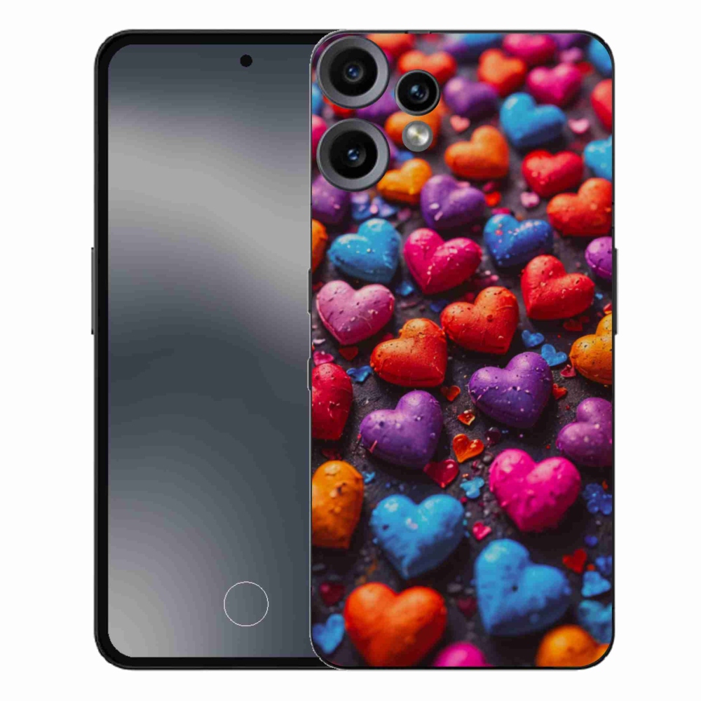Zselés borítás mmCase a Nothing CMF Phone 2 Pro készülékhez - színes szív