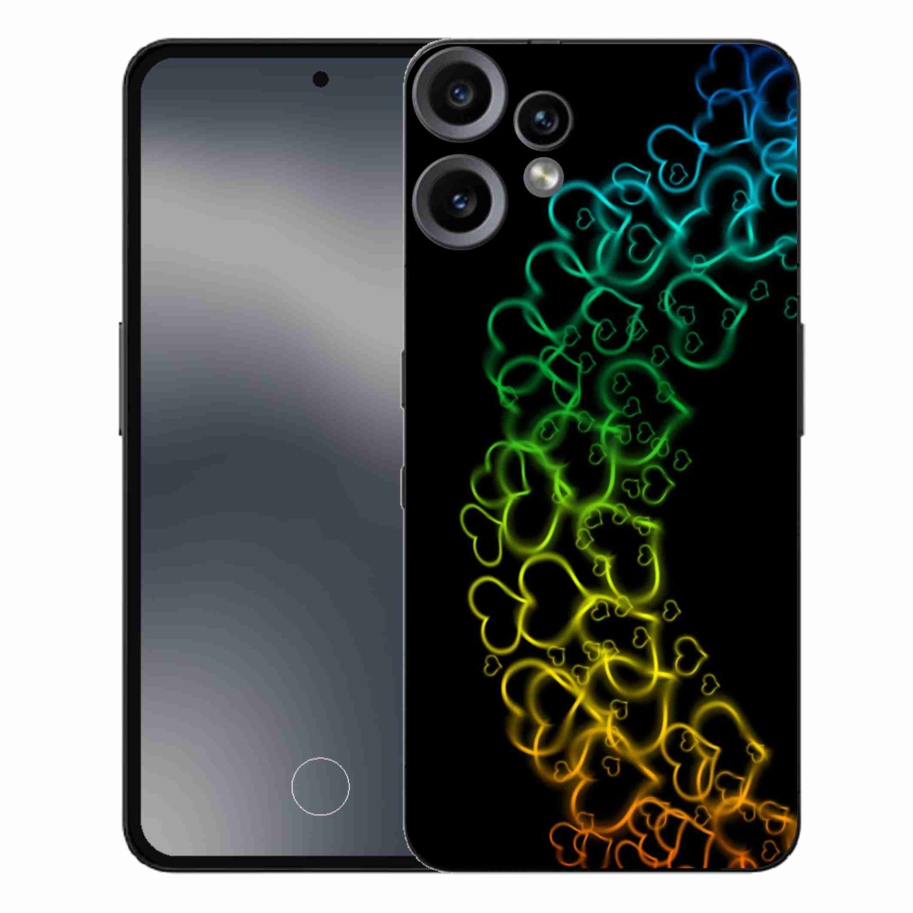 Zselés borítás mmCase a Nothing CMF Phone 2 Pro készülékhez - színes szívek