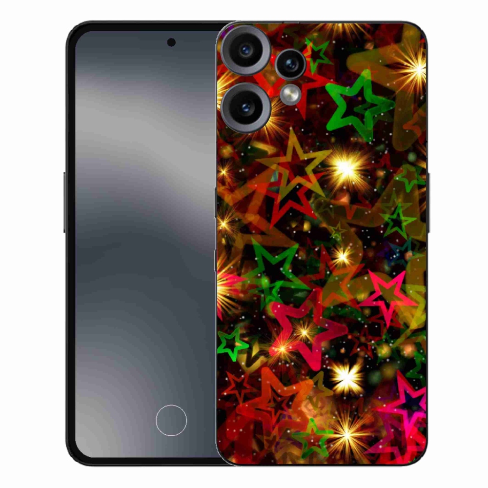Zselés borítás mmCase a Nothing CMF Phone 2 Pro készülékhez - színes csillagok