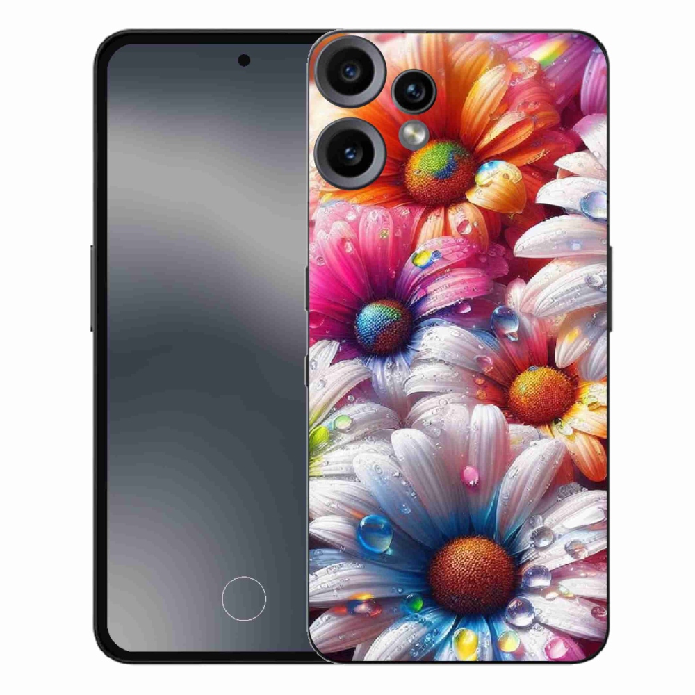 Zselés borító mmCase a Nothing CMF Phone 2 Pro készülékhez - színes margaréták