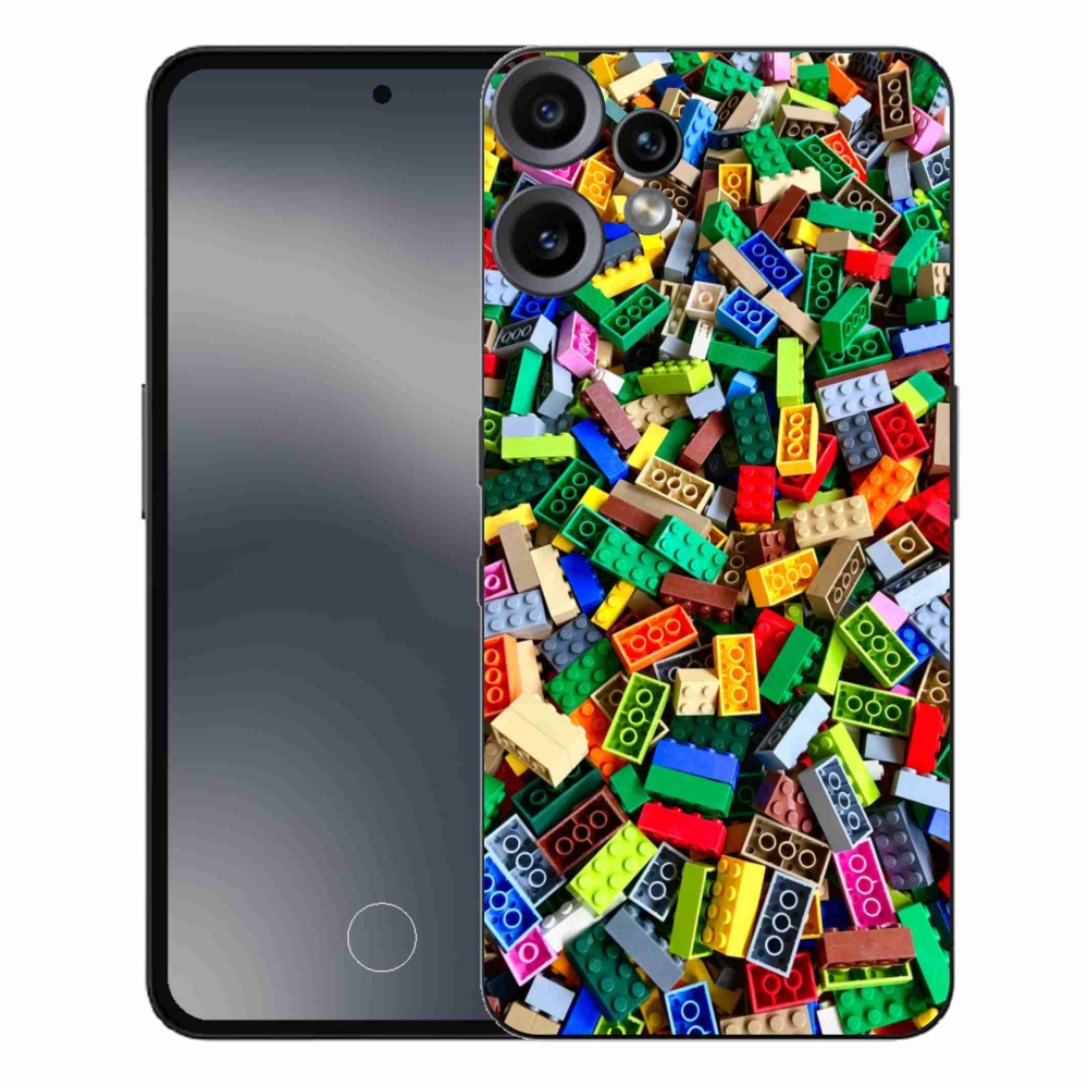 Zselés borítás mmCase a Nothing CMF Phone 2 Pro készülékhez - színes építőkockák