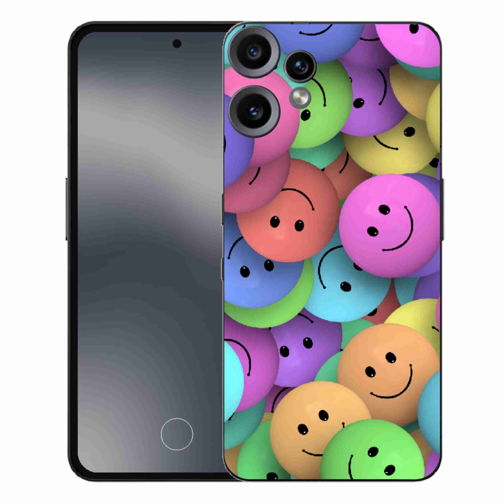 Zselés borítás mmCase a Nothing CMF Phone 2 Pro készülékhez - színes smiley-k