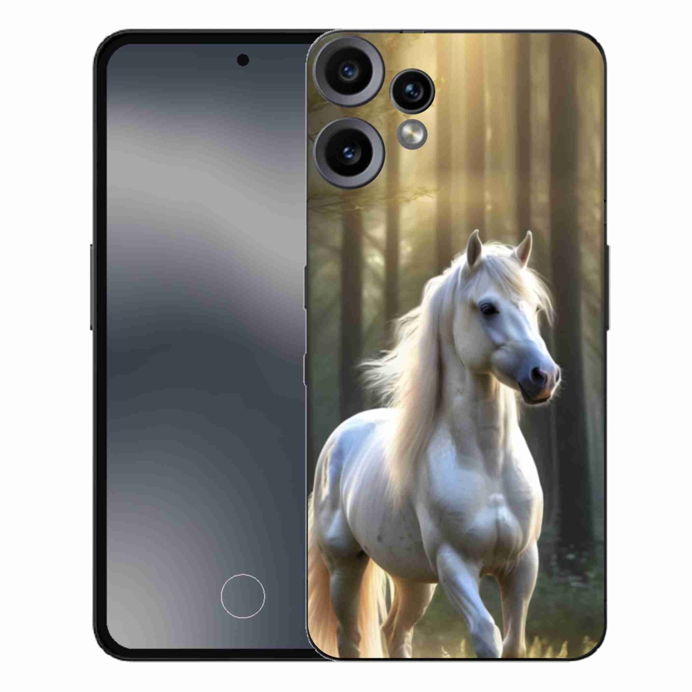 Zselés borítás mmCase a Nothing CMF Phone 2 Pro készülékhez - fehér ló 3