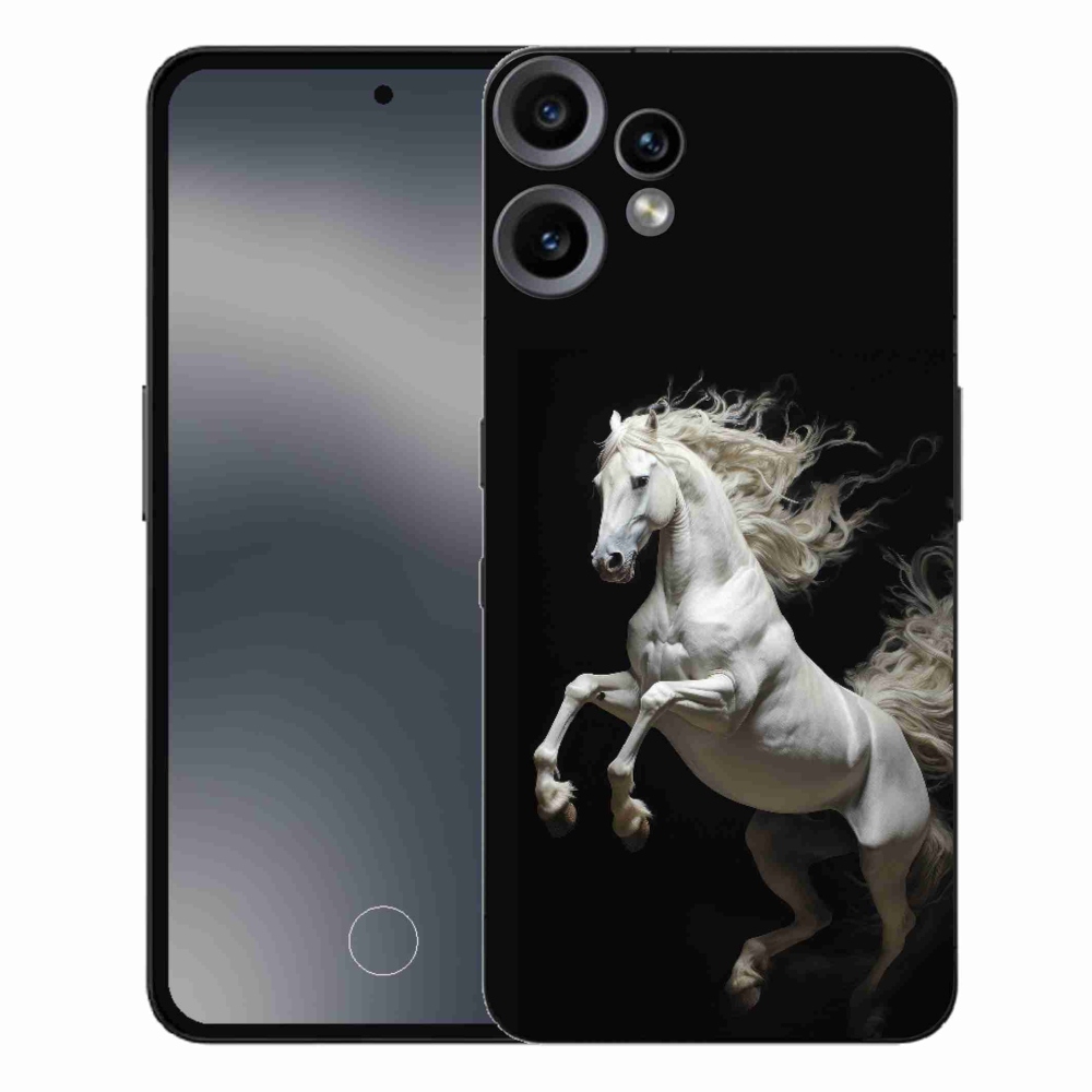 Zselés borítás mmCase a Nothing CMF Phone 2 Pro készülékhez - fehér ló 4