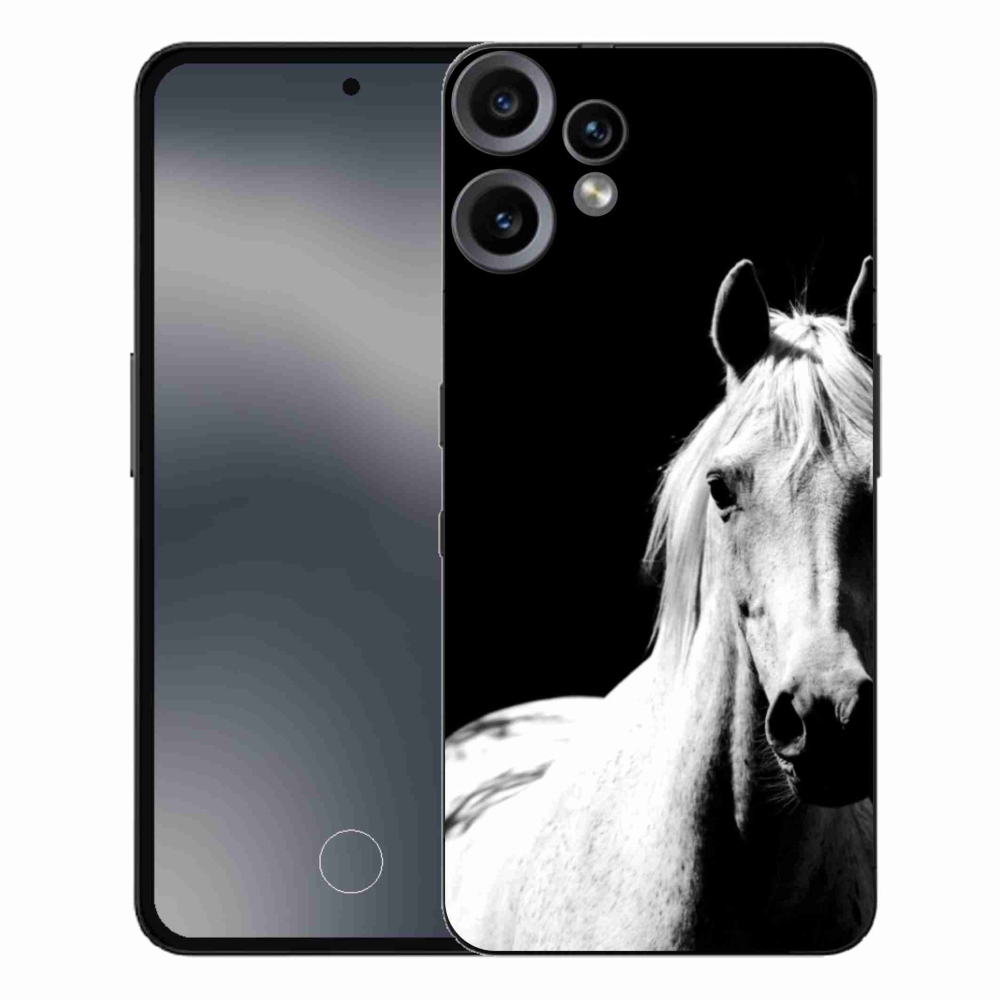 Zselés tok mmCase a Nothing CMF Phone 2 Pro készülékhez - fehér ló 5