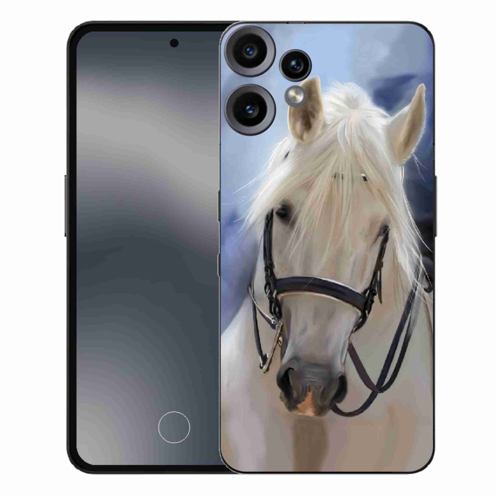 Zselés tok mmCase a Nothing CMF Phone 2 Pro készülékhez - fehér ló