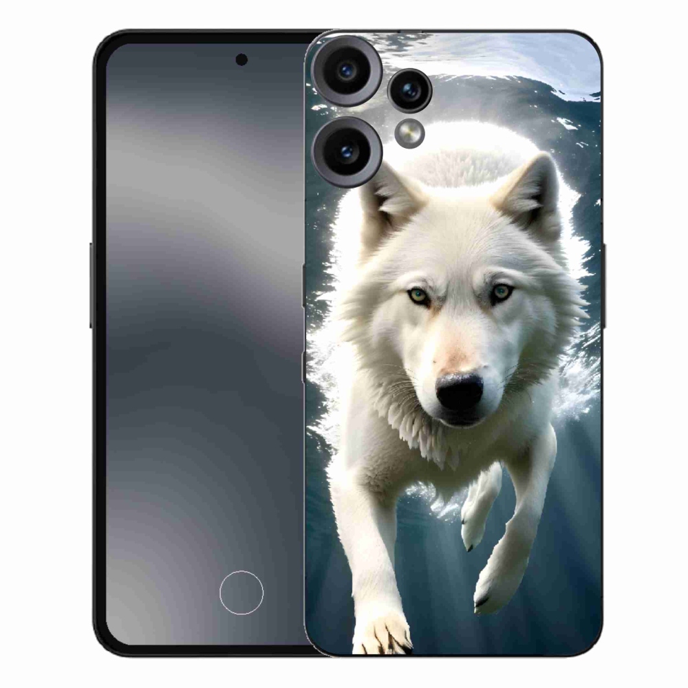Zselés borítás mmCase a Nothing CMF Phone 2 Pro készülékhez - fehér farkas