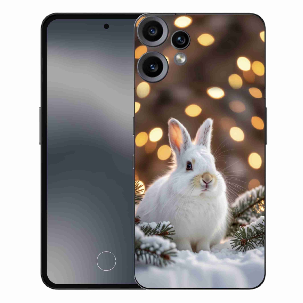 Zselés borítás mmCase a Nothing CMF Phone 2 Pro készülékhez - fehér nyúl