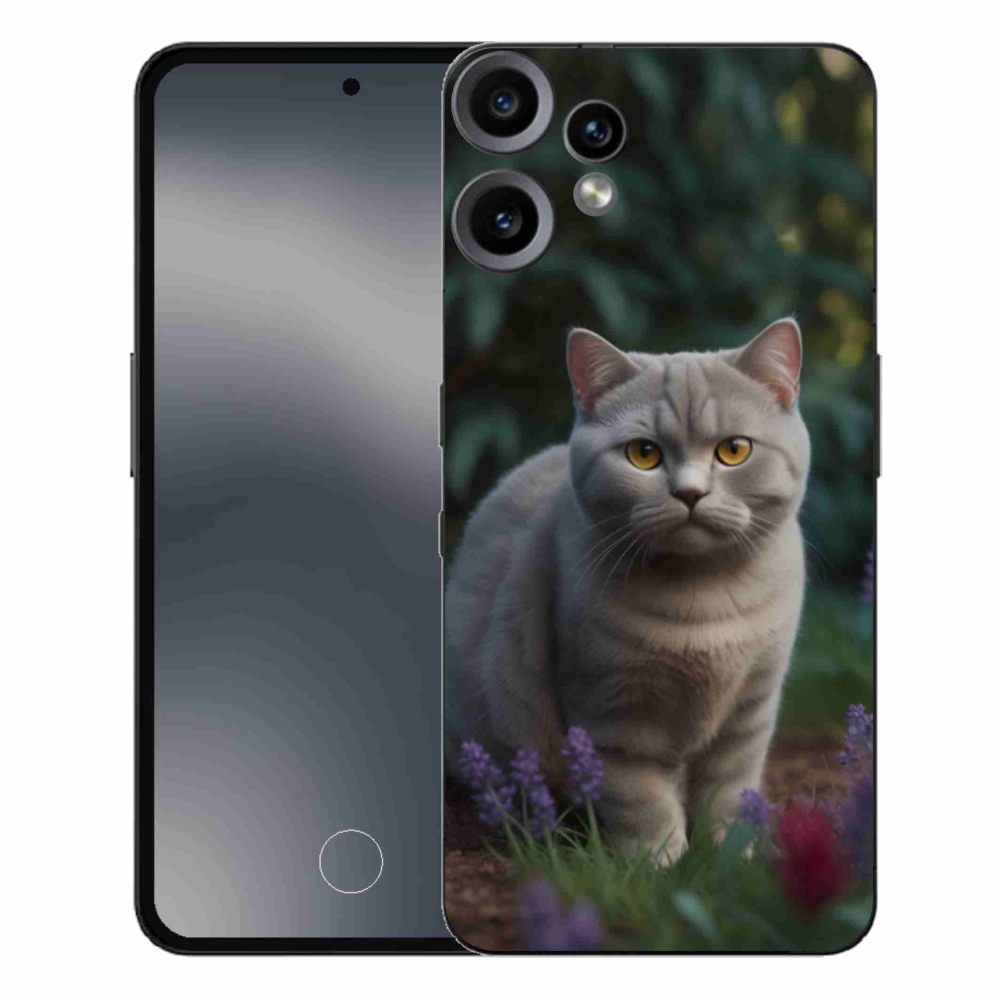 Zselés borítás mmCase a Nothing CMF Phone 2 Pro készülékhez - Brit macska