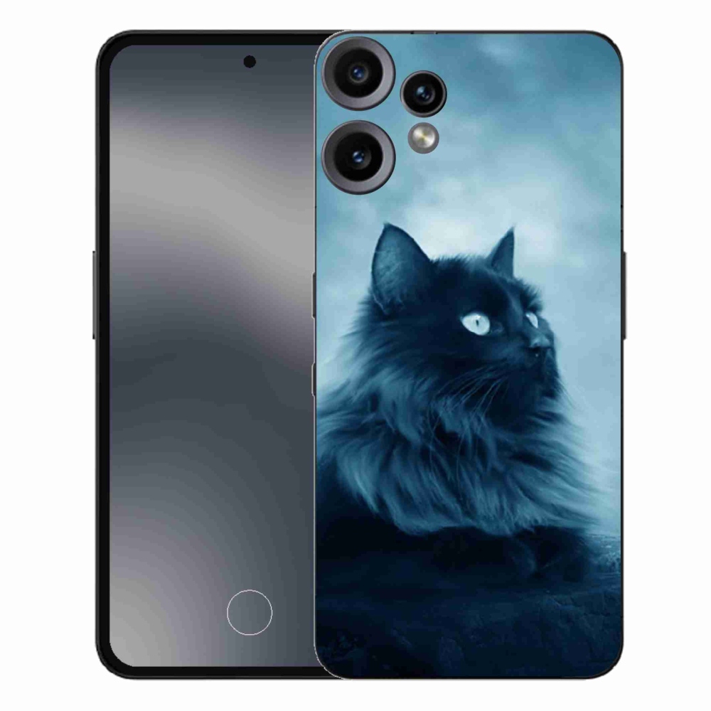 Zselés tok mmCase a Nothing CMF Phone 2 Pro készülékhez - fekete cat 1