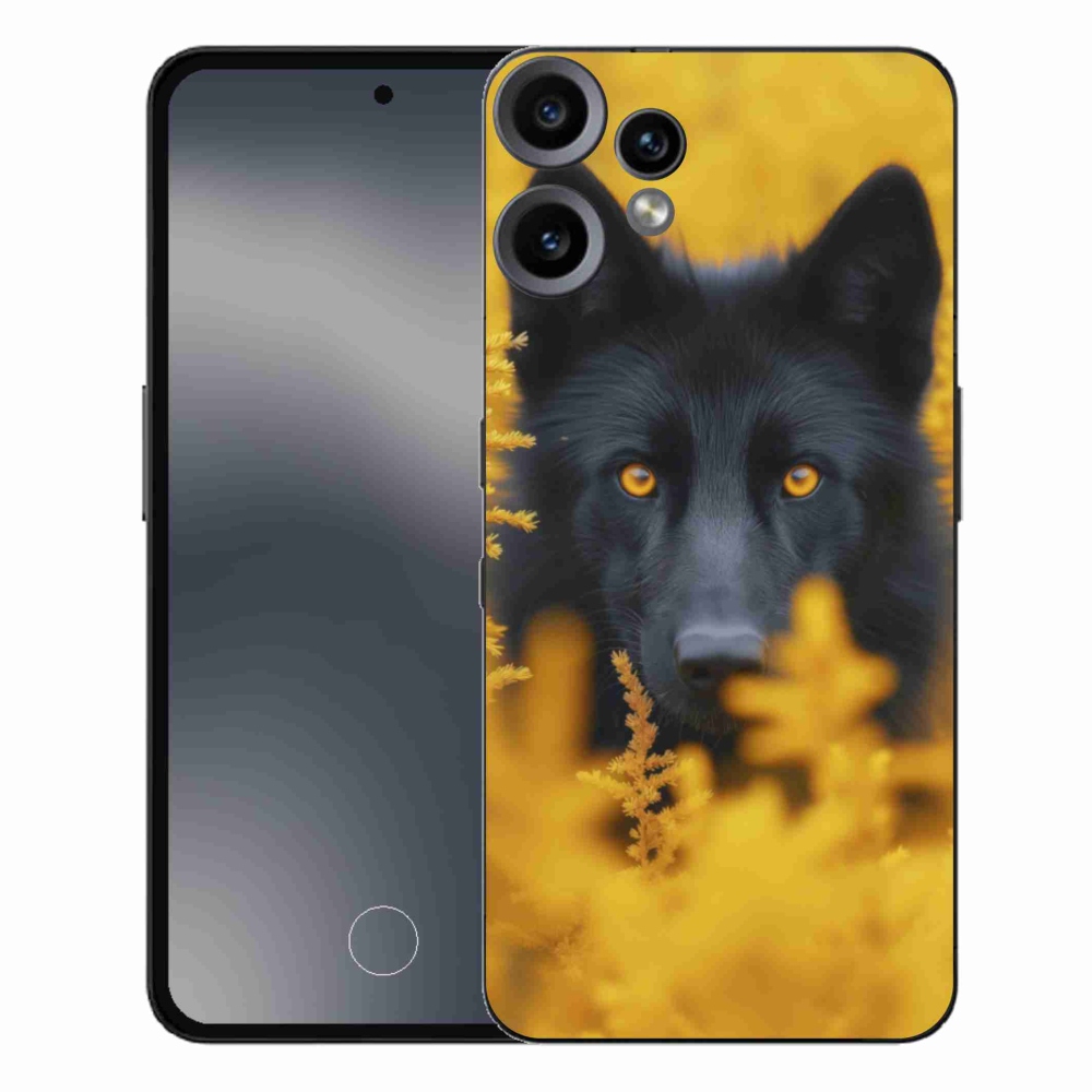 Zselés borítás mmCase a Nothing CMF Phone 2 Pro készülékhez - fekete wolf 2