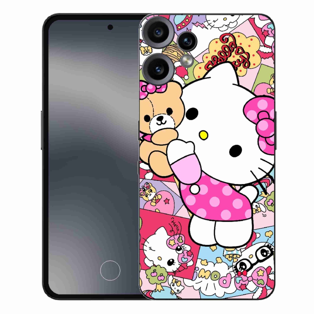 Zselés borítás mmCase a Nothing CMF Phone 2 Pro készülékhez - aranyos cica