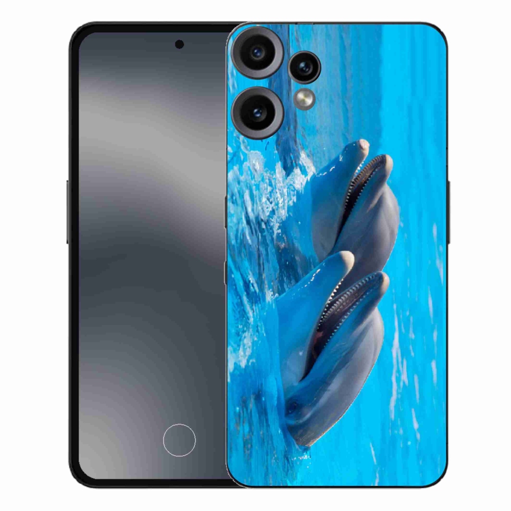 Zselés borítás mmCase a Nothing CMF Phone 2 Pro készülékhez - delfinek