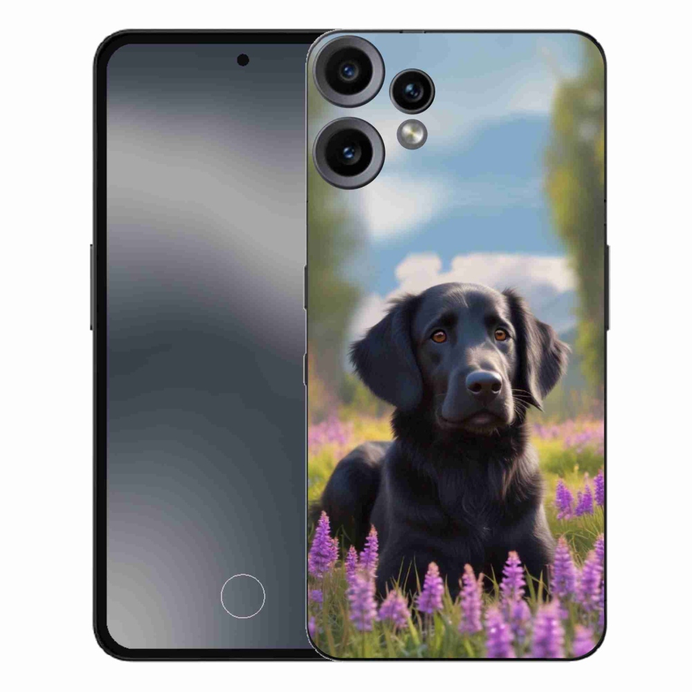 Zselés borítás mmCase a Nothing CMF Phone 2 Pro készülékhez - elegáns fekete retriever