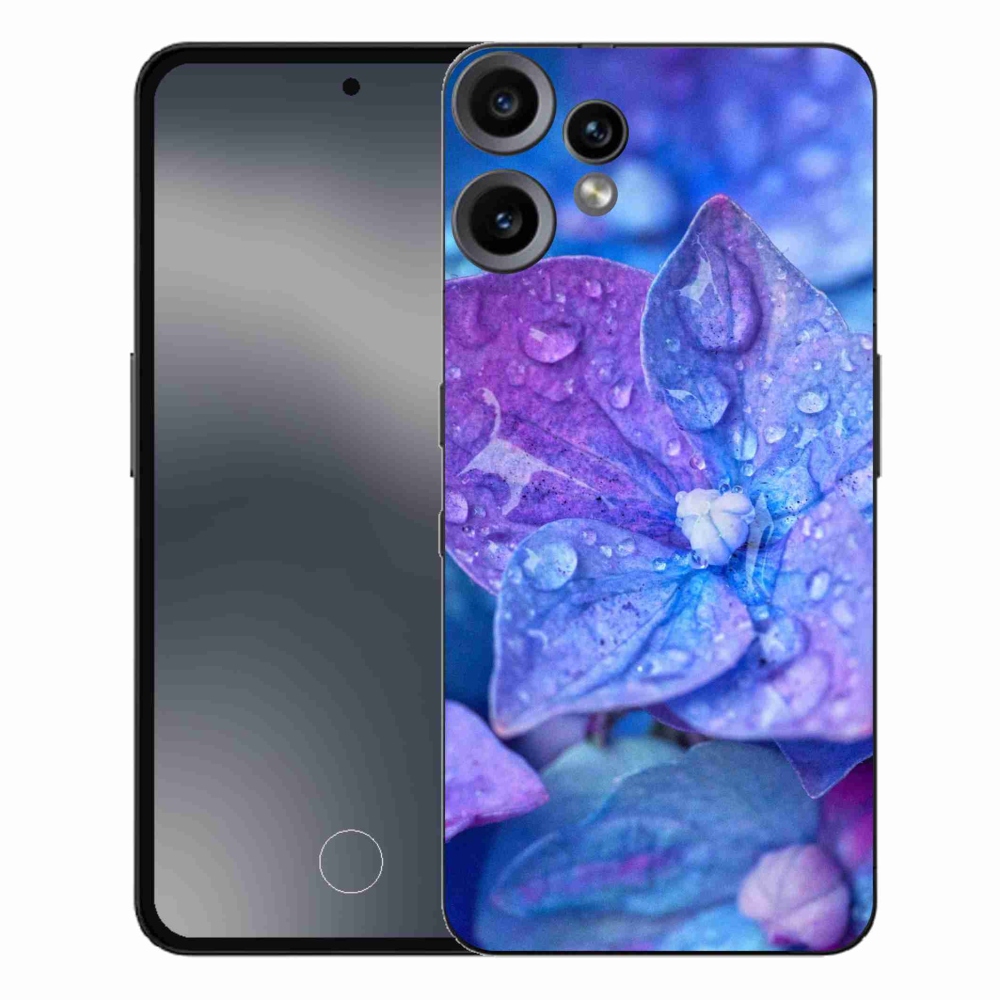 Zselés borítás mmCase a Nothing CMF Phone 2 Pro készülékhez - lila virág