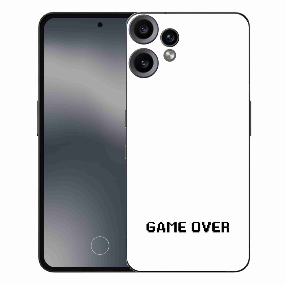 Zselés borító mmCase a Nothing CMF Phone 2 Pro készülékhez - játék fehér háttérrel