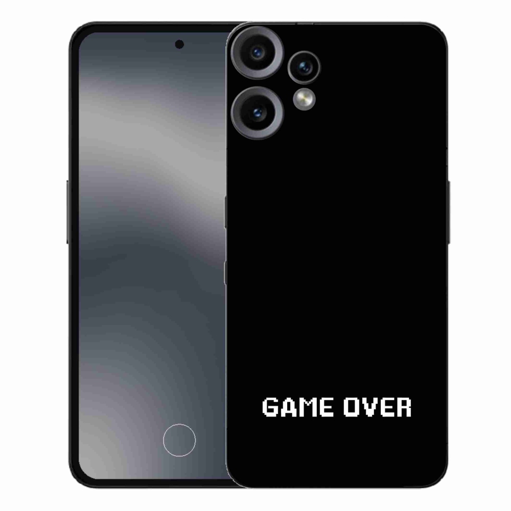 Zselés borítás mmCase a Nothing CMF Phone 2 Pro készülékhez - játék fekete háttérrel