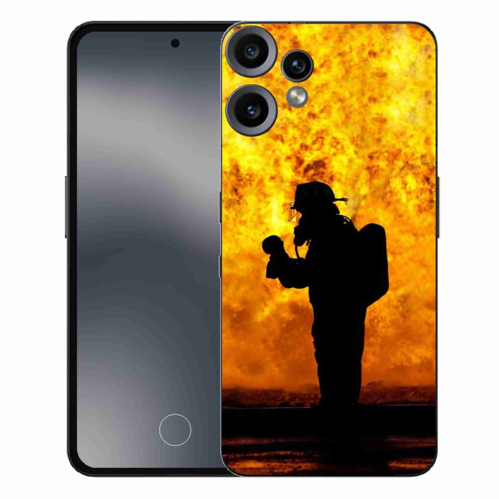 Zselés borítás mmCase a Nothing CMF Phone 2 Pro készülékhez - tűzoltó