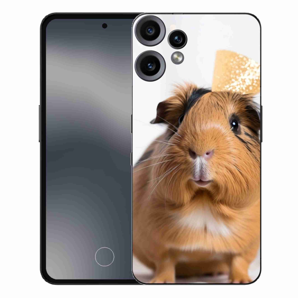 Zselés borítás mmCase a Nothing CMF Phone 2 Pro készülékhez - barna tengerimalac