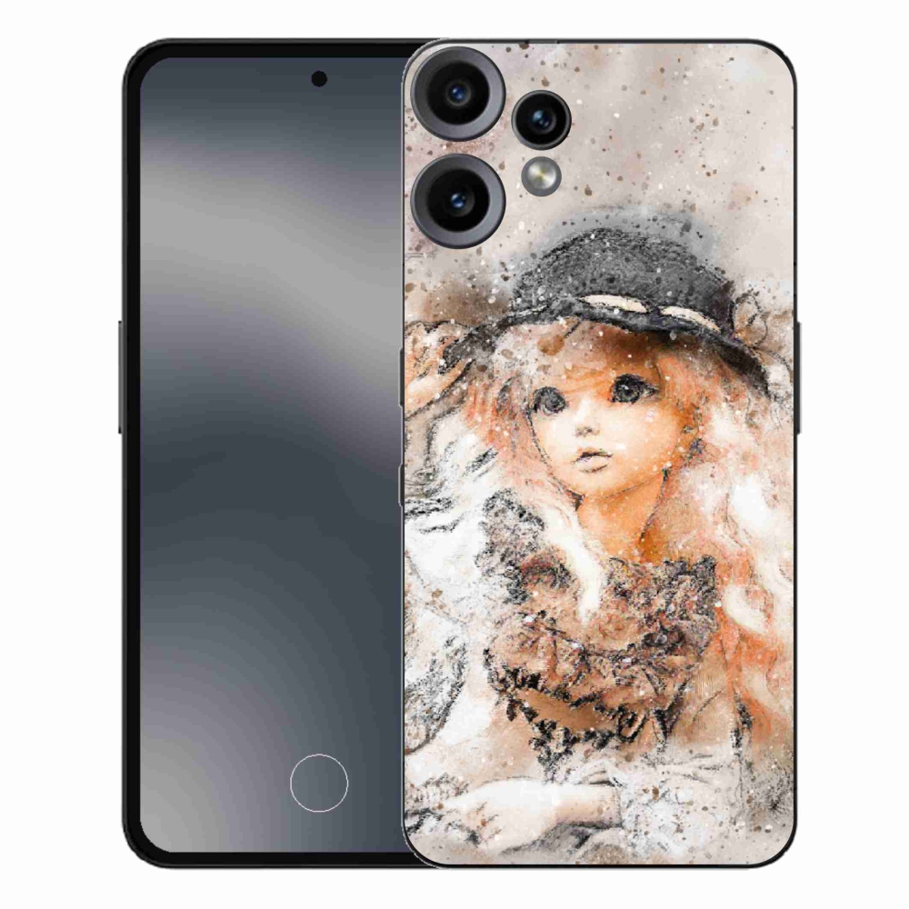 Zselés borítás mmCase a Nothing CMF Phone 2 Pro készülékhez - lány kalapban