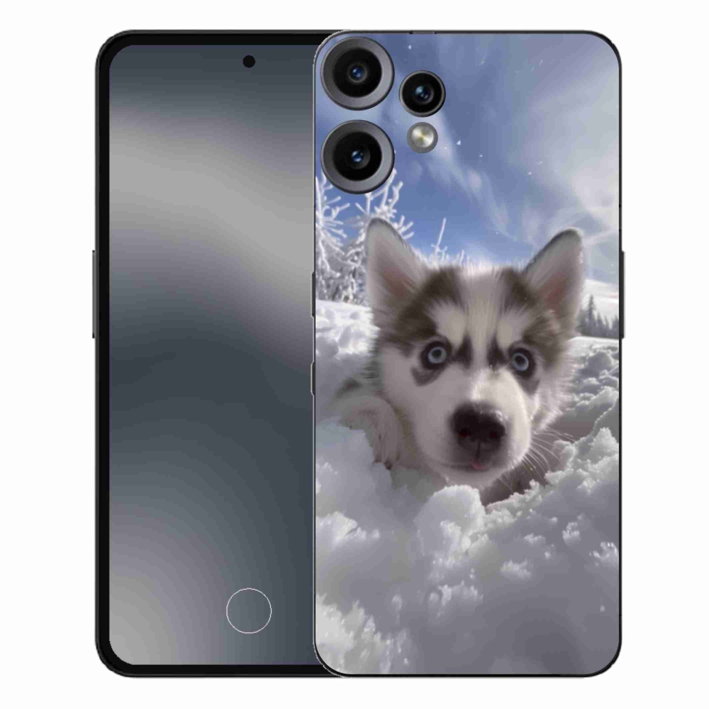 Zselés borítás mmCase a Nothing CMF Phone 2 Pro készülékhez - husky a hóban