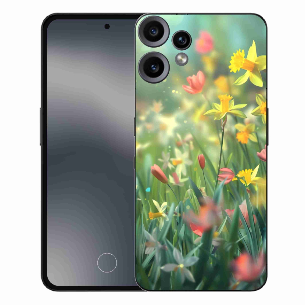 Zselés borítás mmCase a Nothing CMF Phone 2 Pro készülékhez - tavaszi virágok