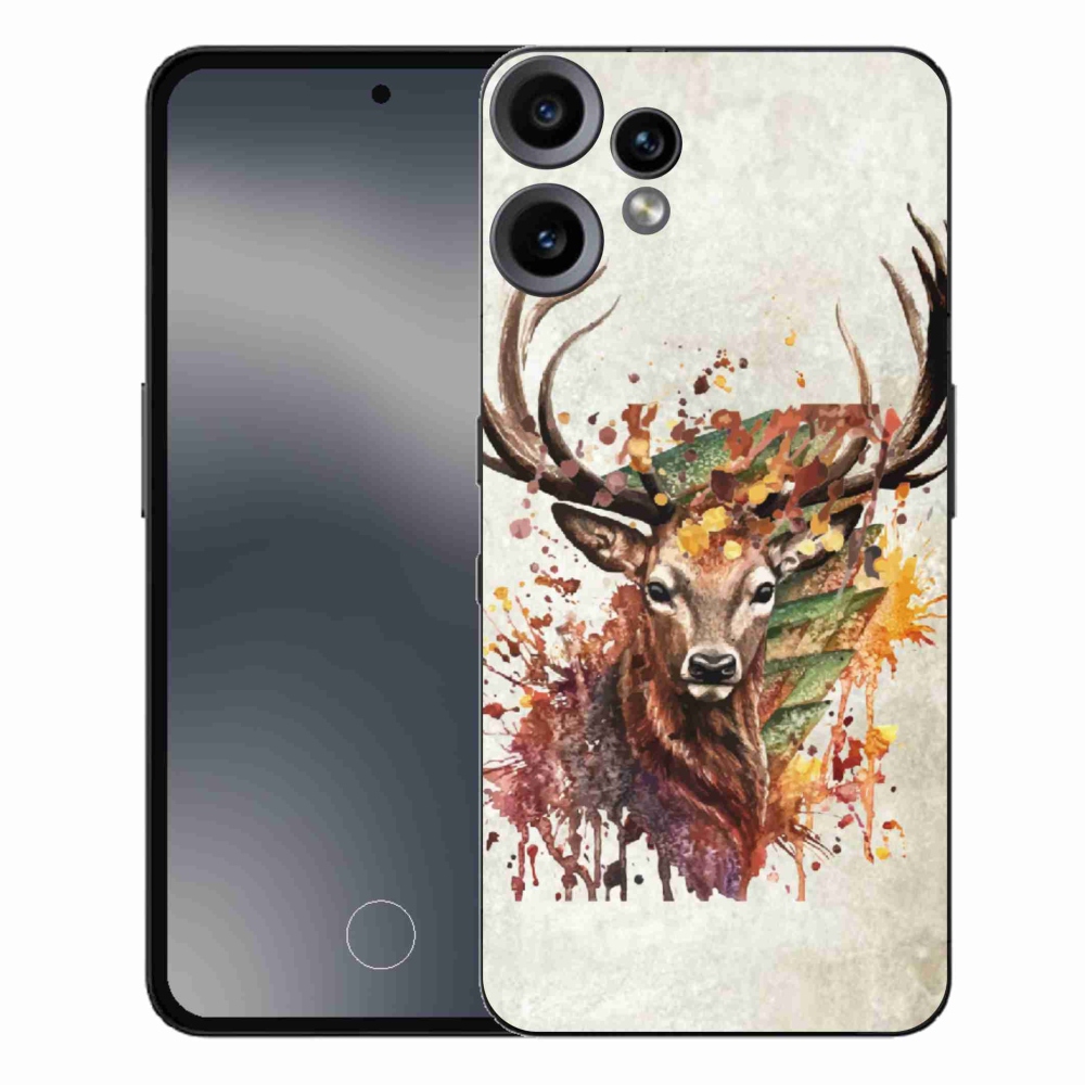 Zselés borítás mmCase a Nothing CMF Phone 2 Pro készülékhez - szarvas 1