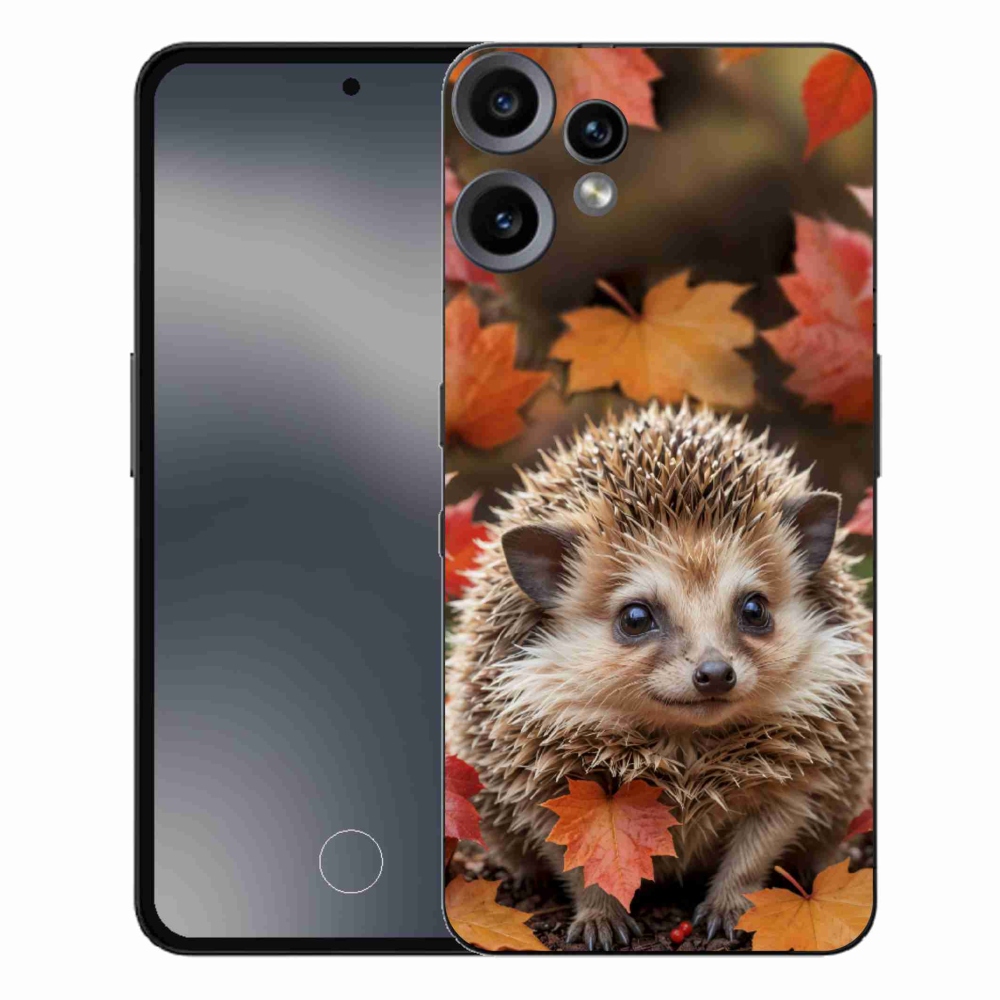 Zselés borító mmCase a Nothing CMF Phone 2 Pro készülékhez - süni levelekben