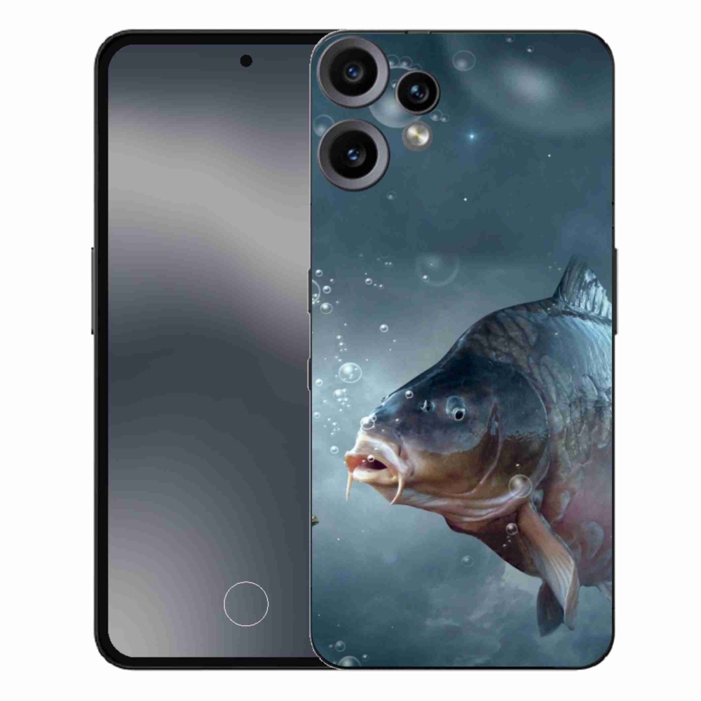 Zselés borítás mmCase a Nothing CMF Phone 2 Pro készülékhez - ponty és buborékok