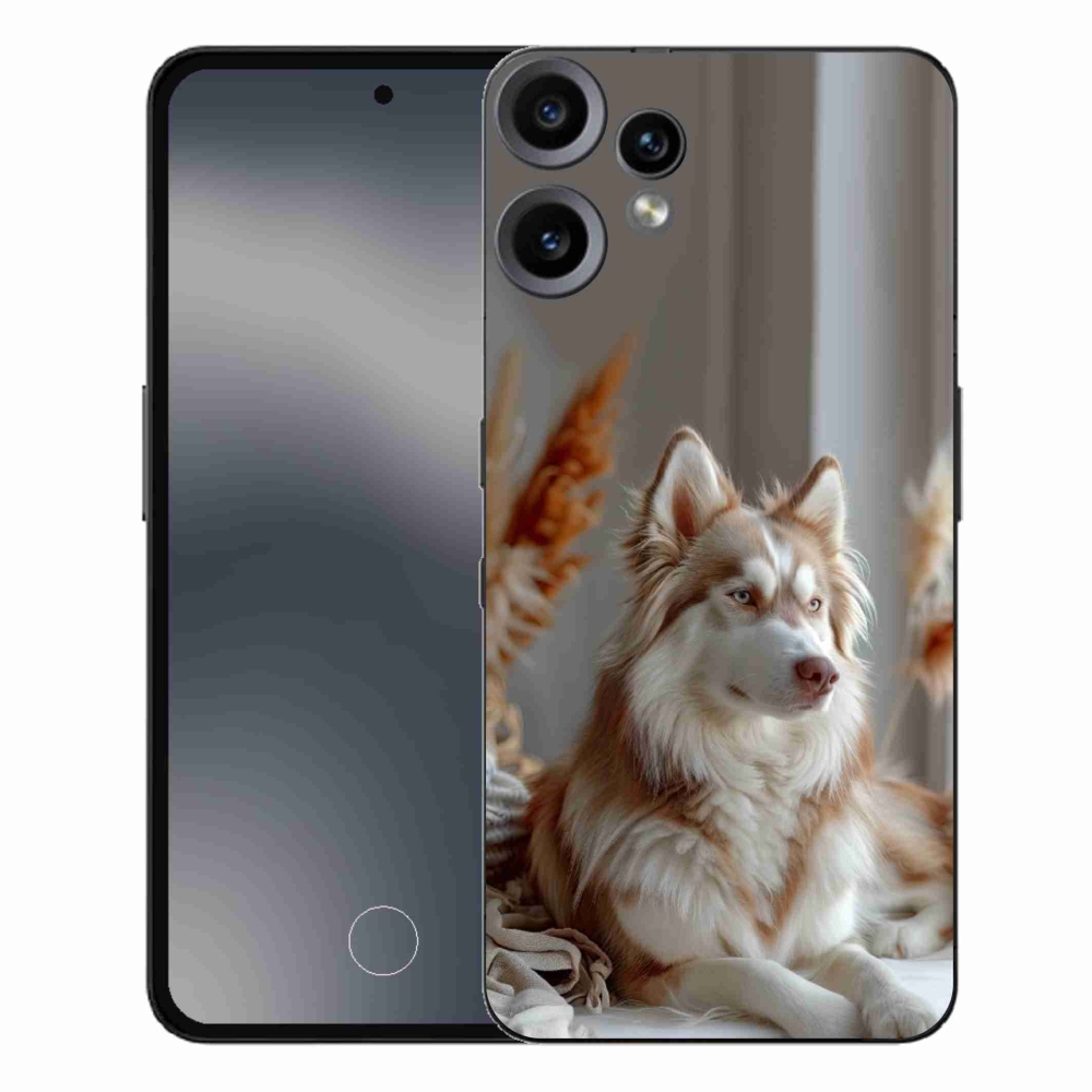 Zselés borítás mmCase a Nothing CMF Phone 2 Pro készülékhez - csendes szibériai husky