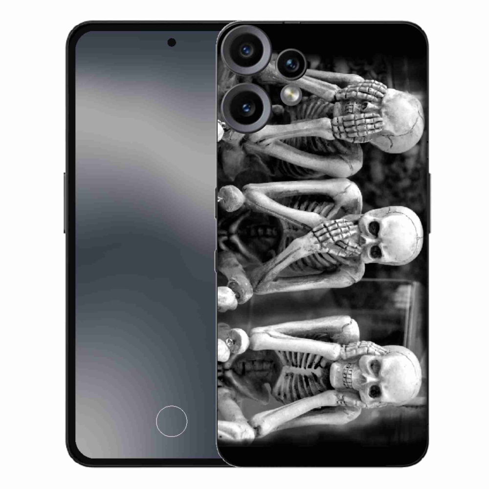 Zselés borítás mmCase a Nothing CMF Phone 2 Pro készülékhez - csontvázak