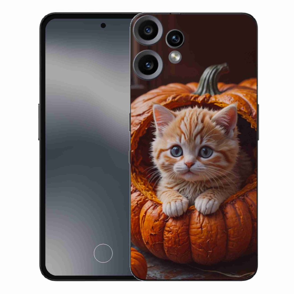 Zselés borítás mmCase a Nothing CMF Phone 2 Pro készülékhez - cica és tök 2