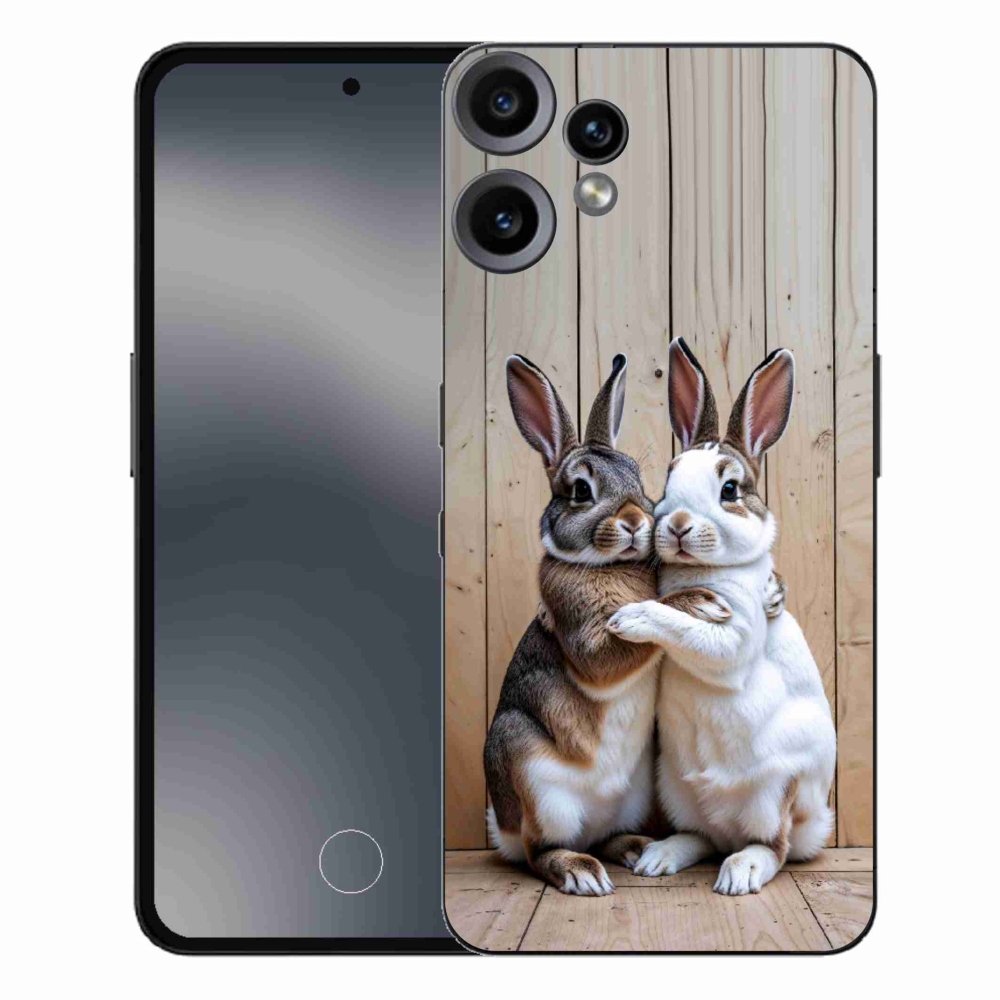 Zselés borítás mmCase a Nothing CMF Phone 2 Pro készülékhez - nyúlpár