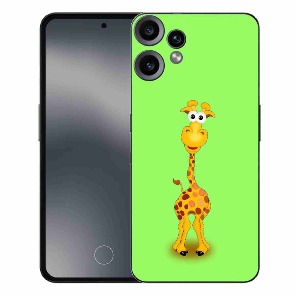 Zselés borító mmCase a Nothing CMF Phone 2 Pro készülékhez - rajzfilm zsiráf