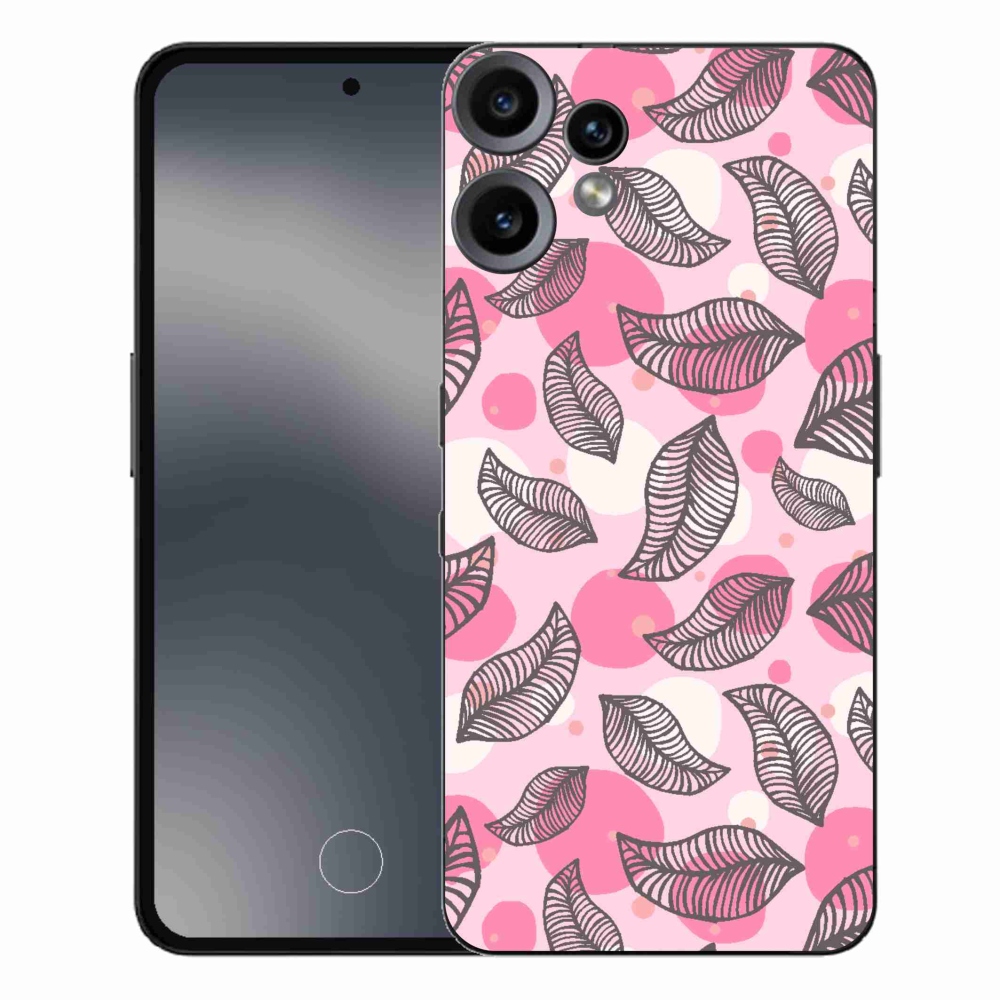Zselés borító mmCase a Nothing CMF Phone 2 Pro készülékhez - rajzfilmes hulló levelek