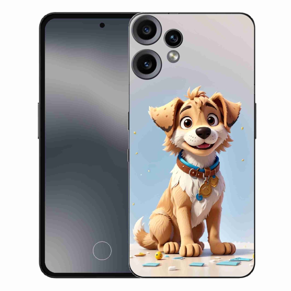 Zselés borítás mmCase a Nothing CMF Phone 2 Pro készülékhez - rajzfilm kiskutya
