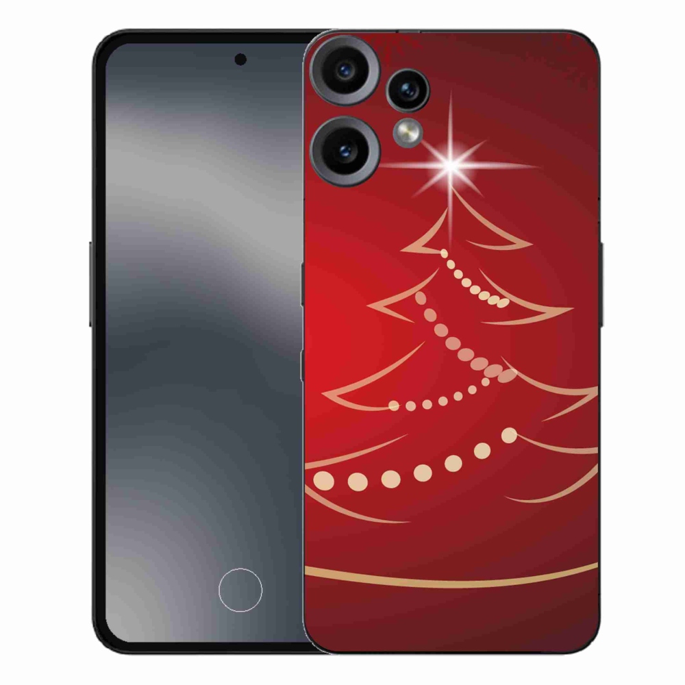 Zselés borító mmCase a Nothing CMF Phone 2 Pro készülékhez - karácsonyfa karikatúra