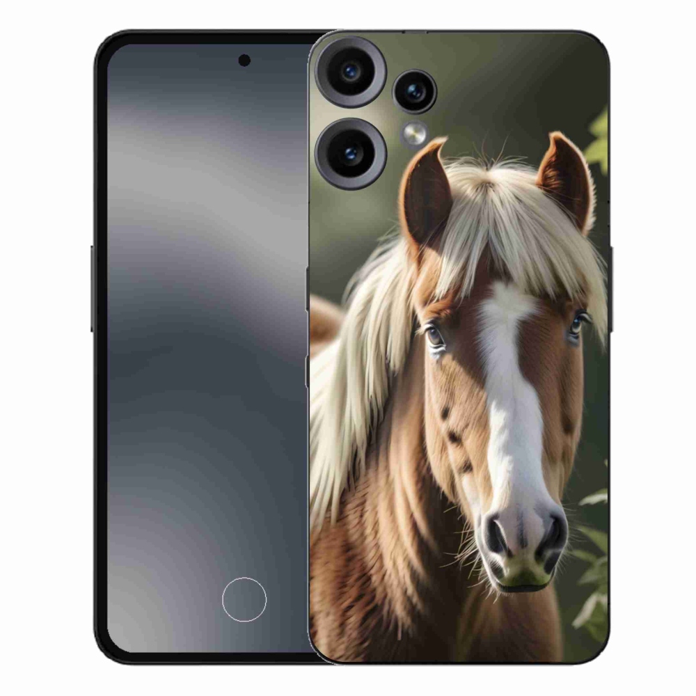 Zselés borítás mmCase a Nothing CMF Phone 2 Pro készülékhez - ló könnyű sörénnyel