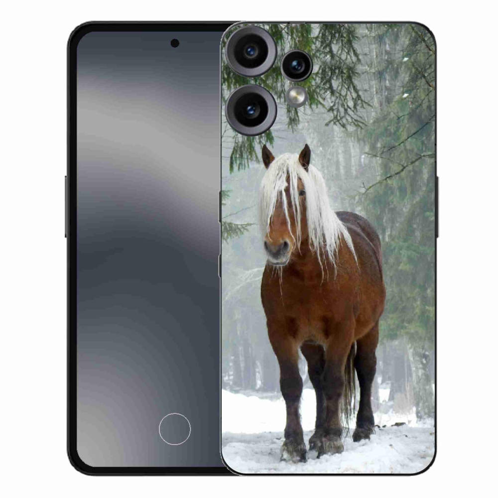 Zselés borítás mmCase a Nothing CMF Phone 2 Pro készülékhez - ló az erdőben