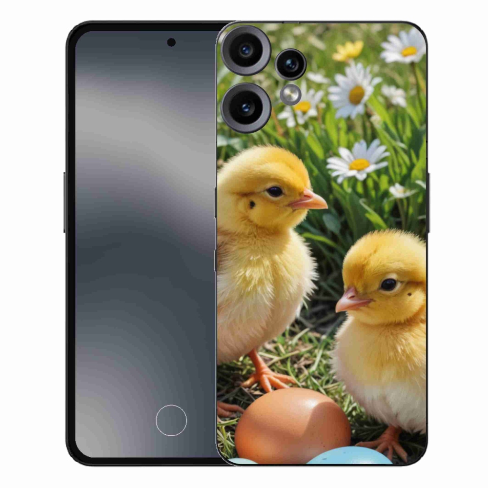 Zselés borítás mmCase a Nothing CMF Phone 2 Pro készülékhez - csirkék