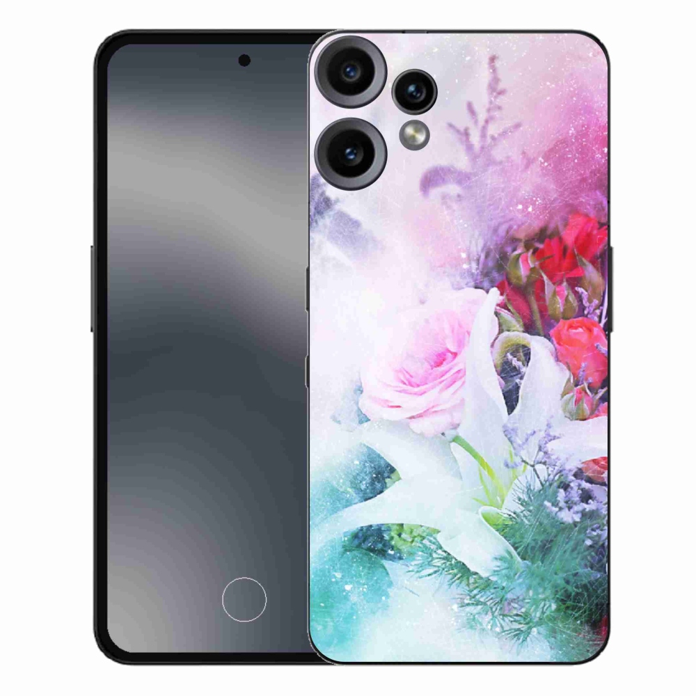 Zselés borítás mmCase a Nothing CMF Phone 2 Pro készülékhez - virág 4