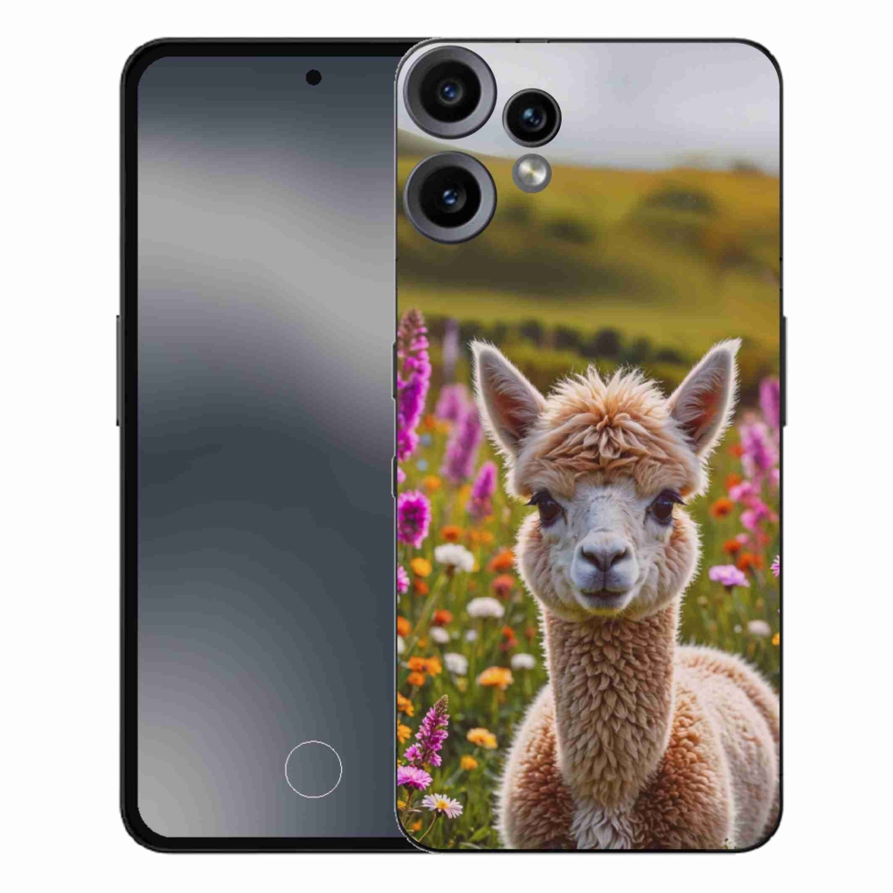 Zselés borítás mmCase a Nothing CMF Phone 2 Pro készülékhez - láma a réten